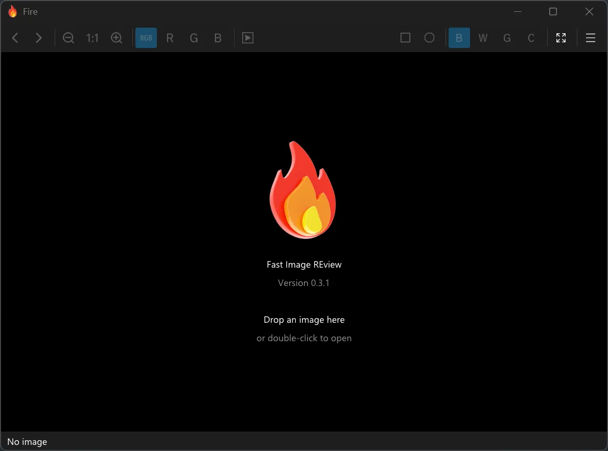 Fire application window