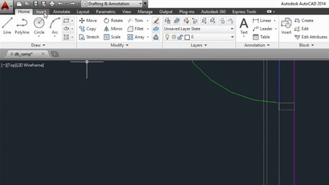 Conventional CAD application GUI